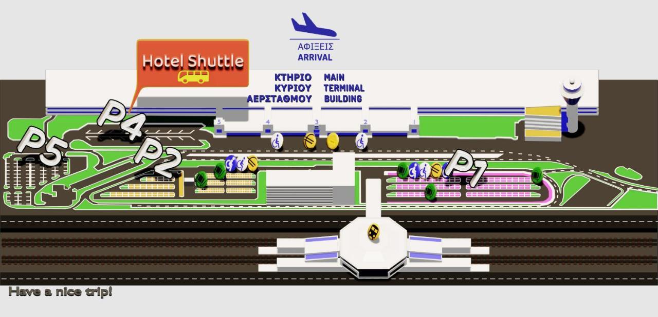 Gk Airport Suites - Free Shuttle Markópoulon 외부 사진